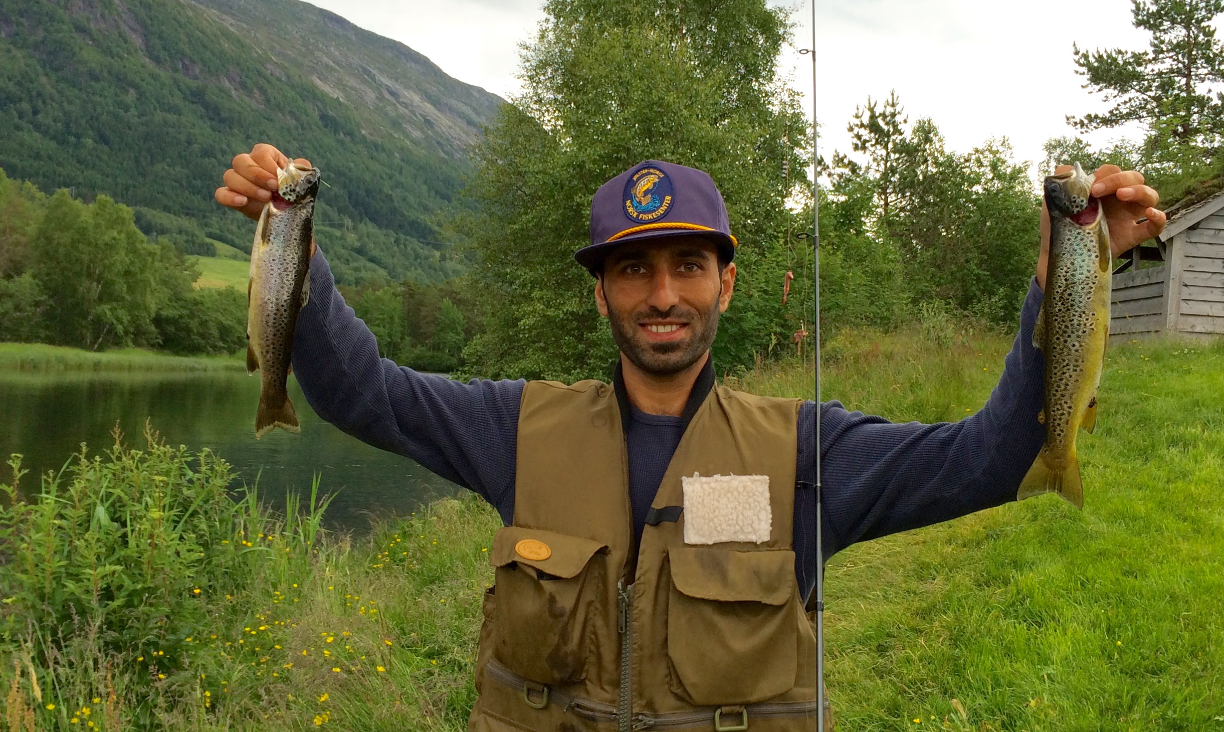 Fiskegleden i Jølster demper de vonde minnene fra Syria